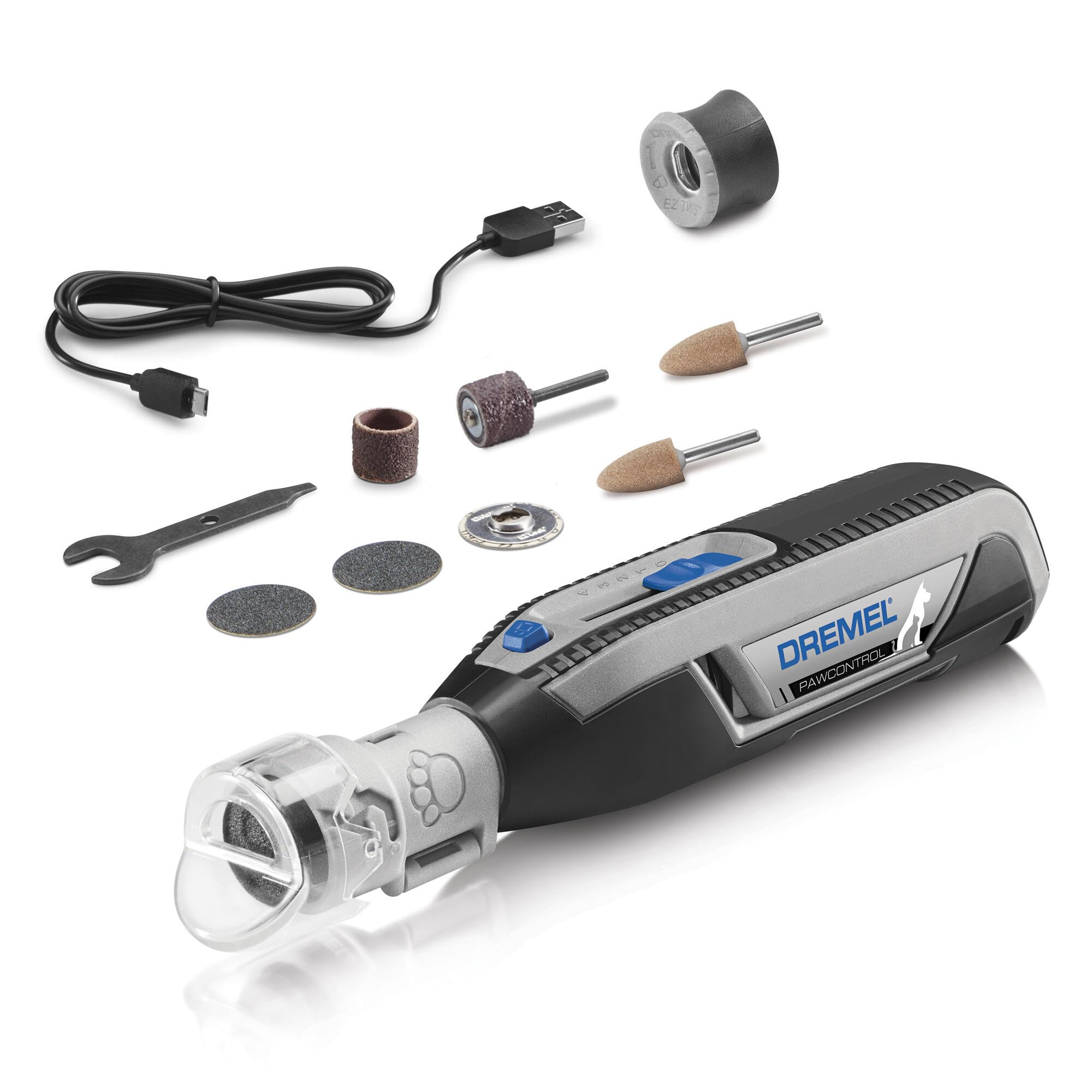 Cordless Pet Nail Grinder with Safe Grooming Kit