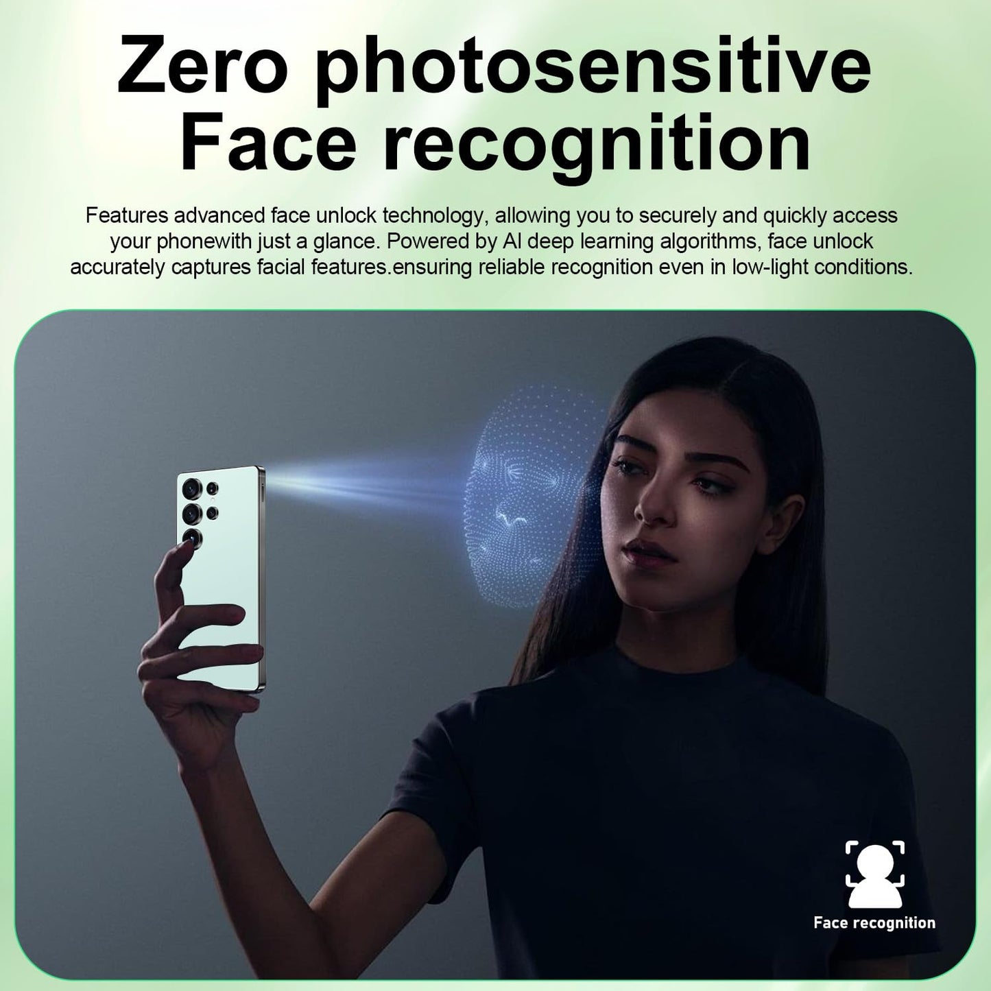 MMY I25 Ultra Unlocked Phone Built In Pen 6.99in 16GB 512GB Android 14 5G Green