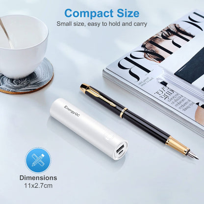 EnergyQC 5000mAh Fast Charging Portable Charger USBC Input