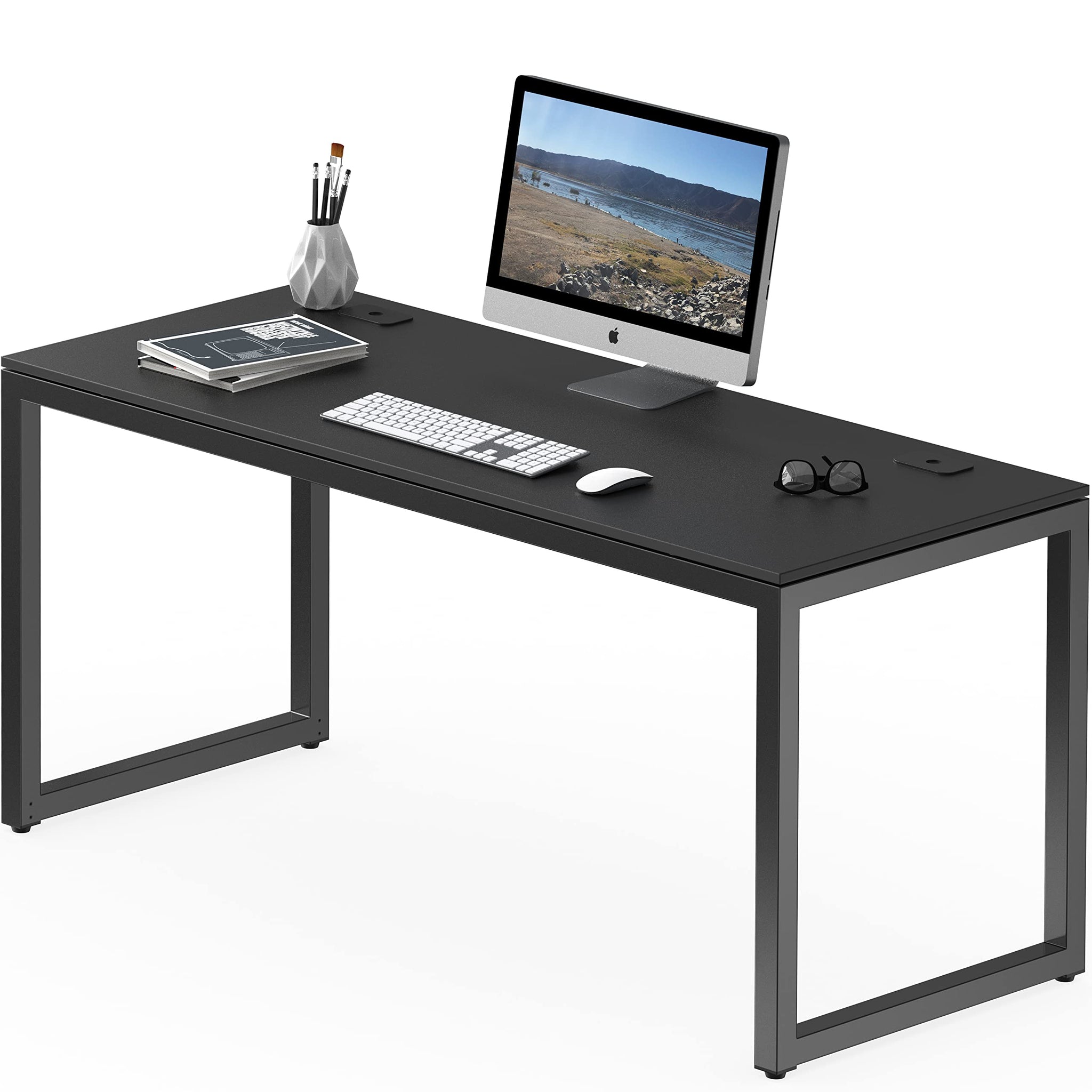 55 Inch Espresso Office Computer Desk for Professionals