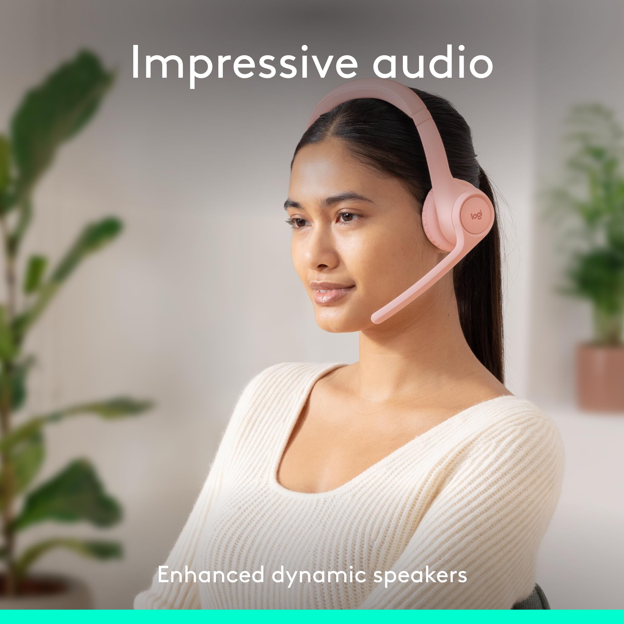 Logitech Zone 301 Wireless Headset with Noise Cancellation
