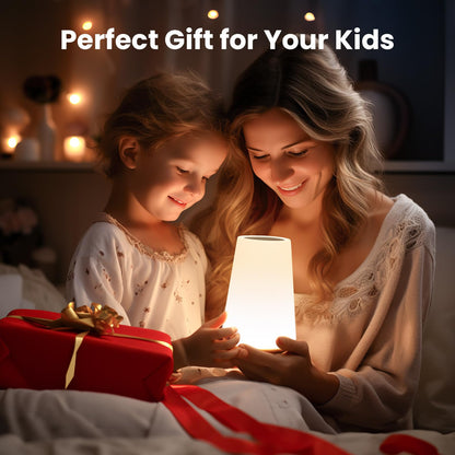 THAUSDAS Dimmable Touch Night Light RGB Colors For Bedroom