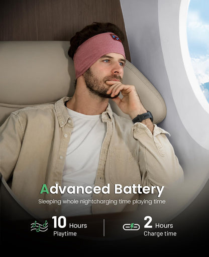 Perytong Sleep Headphones Wireless Bluetooth Headband