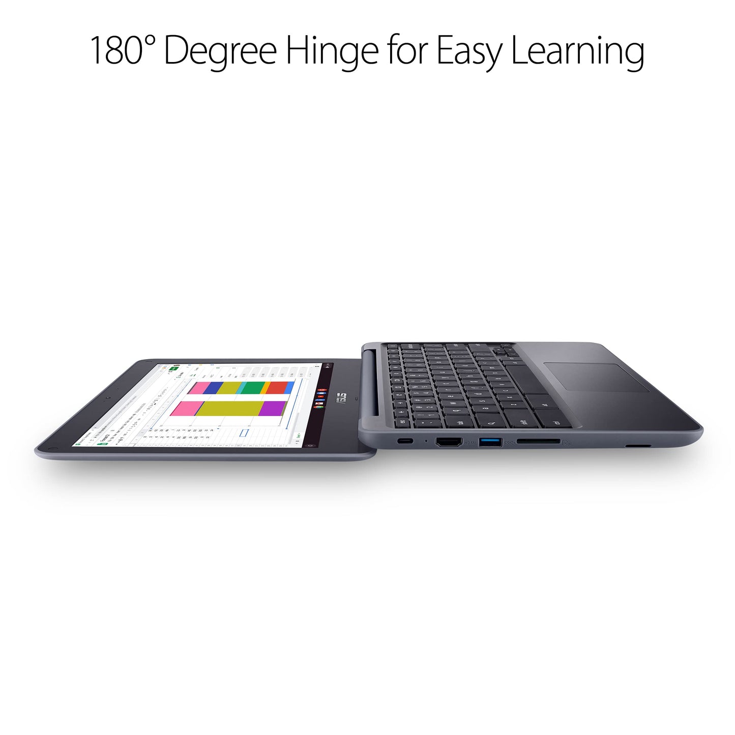 ASUS Chromebook CM14 14 Inch Kompanio 520 Gray Anti Glare