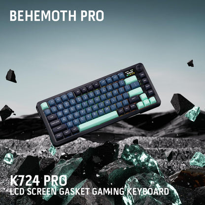Redragon K673 Pro Wireless RGB Gaming Keyboard with Custom Knob