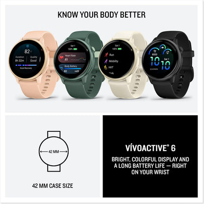 Garmin Vivoactive 6 Health GPS Smartwatch With Long Battery