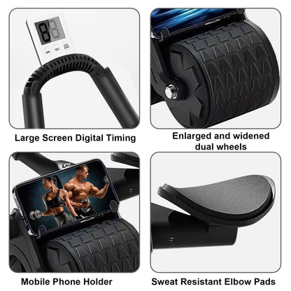 2025 Ab Roller Wheel With Knee Mat And Timer For Ab Workouts