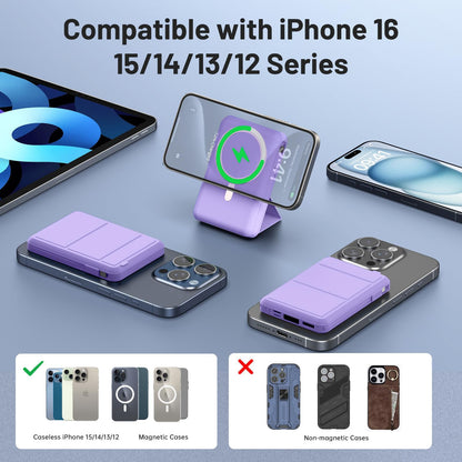 Azmuth 10000mAh Magnetic MagSafe Power Bank With LED Display