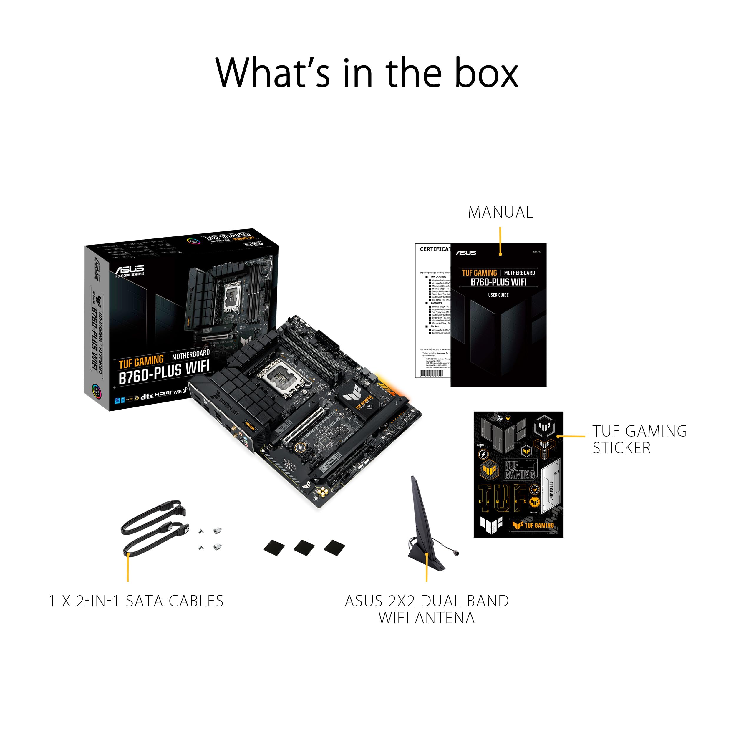 ASUS TUF Gaming B760 Plus WiFi Motherboard for Ultimate Performance