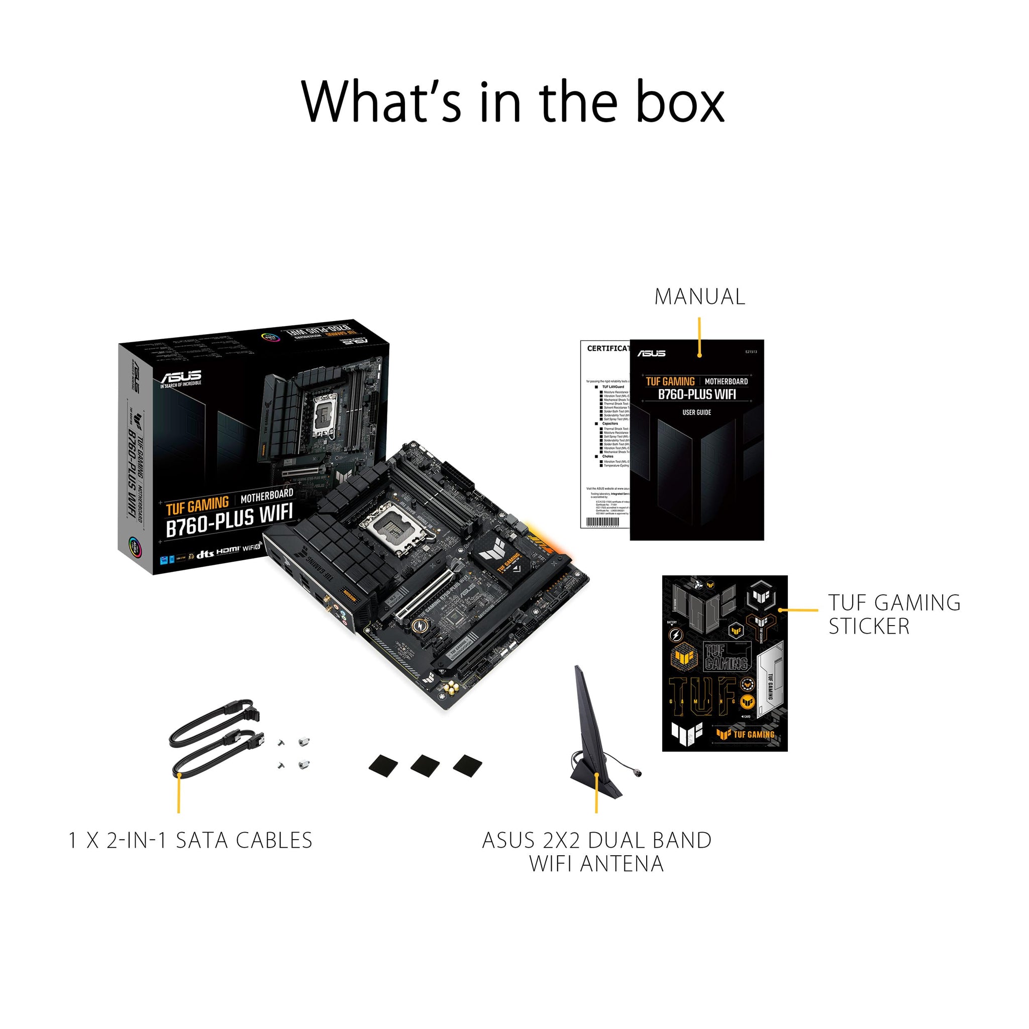 ASUS TUF Gaming B760 Plus WiFi Motherboard for Ultimate Performance