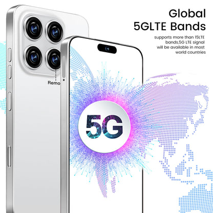 MMY 16PROMA X Unlocked Phone 6.99in HD Android 14 7000mAh 5G 16GB 512GB Deep Blue