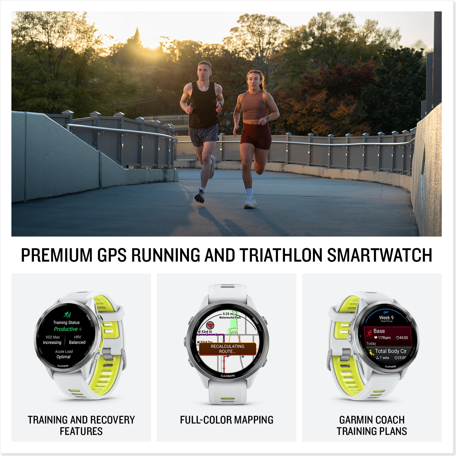 Garmin Forerunner 970 GPS Running and Triathlon Smartwatch