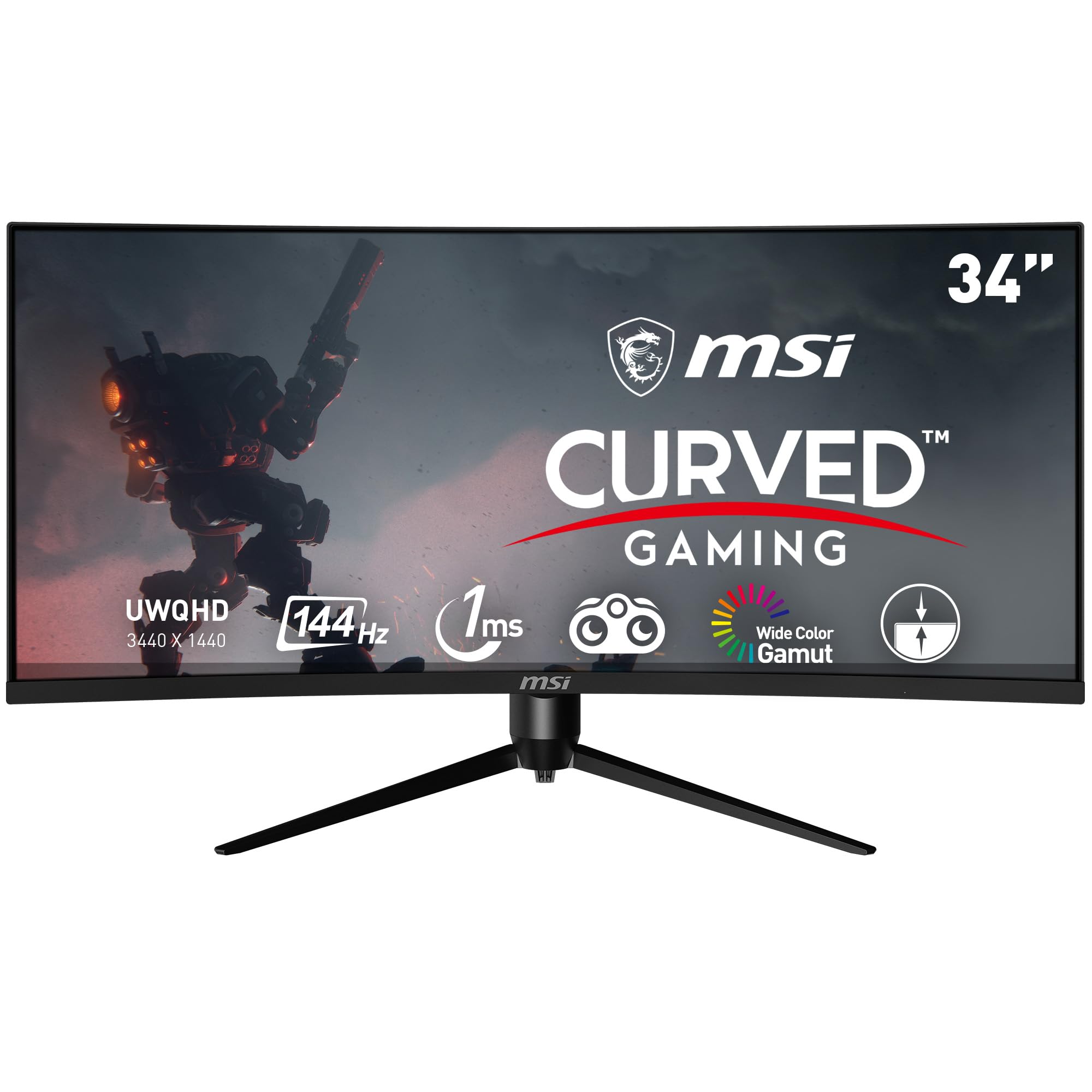 MSI Optix MAG342CQR 34 Inch Curved Gaming Monitor