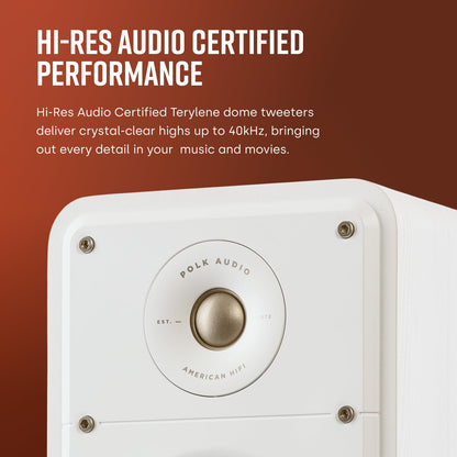 Polk Signature Elite ES50 Tower Speaker For High-Resolution Sound