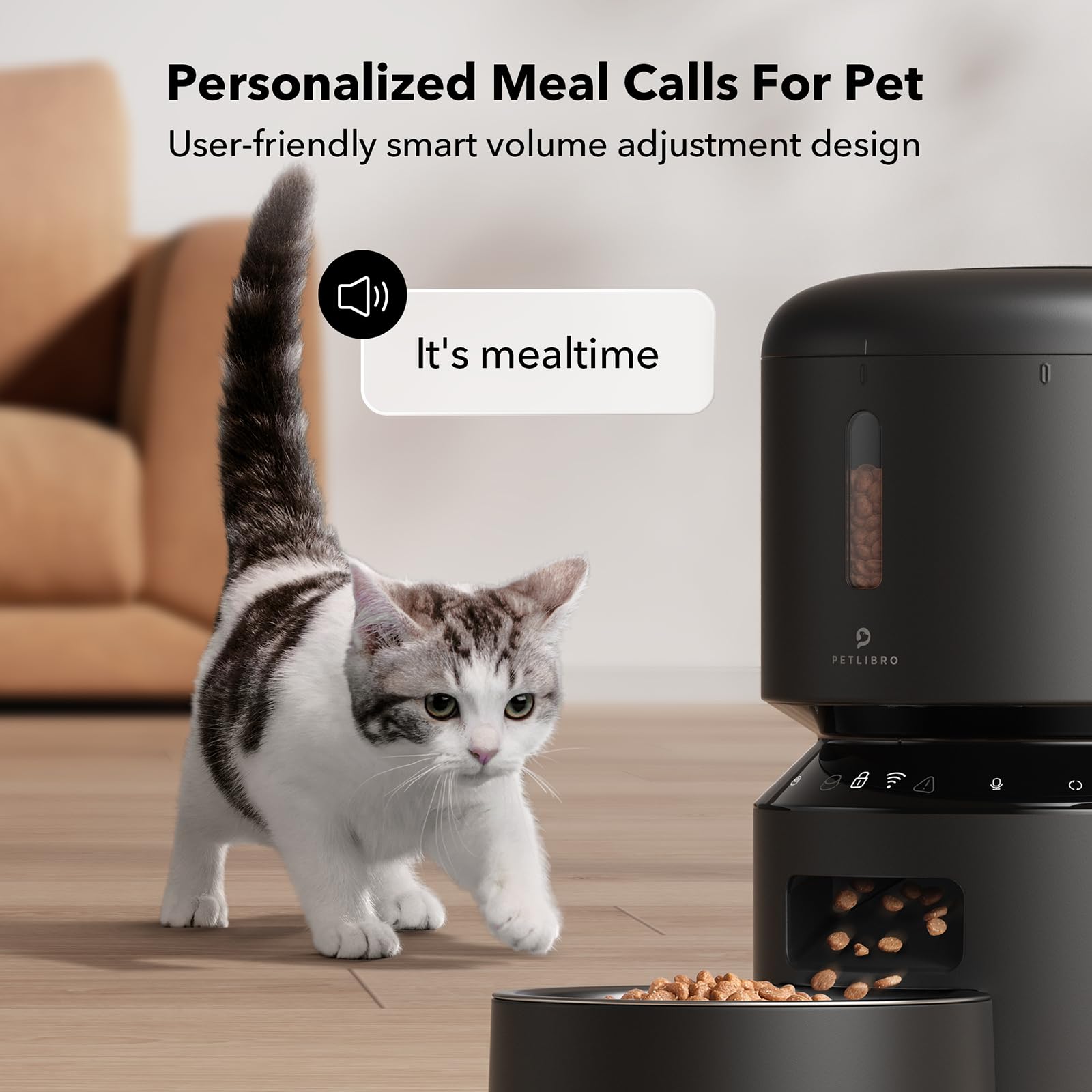 Automatic Cat Feeder with Freshness Preservation and Timed Meals