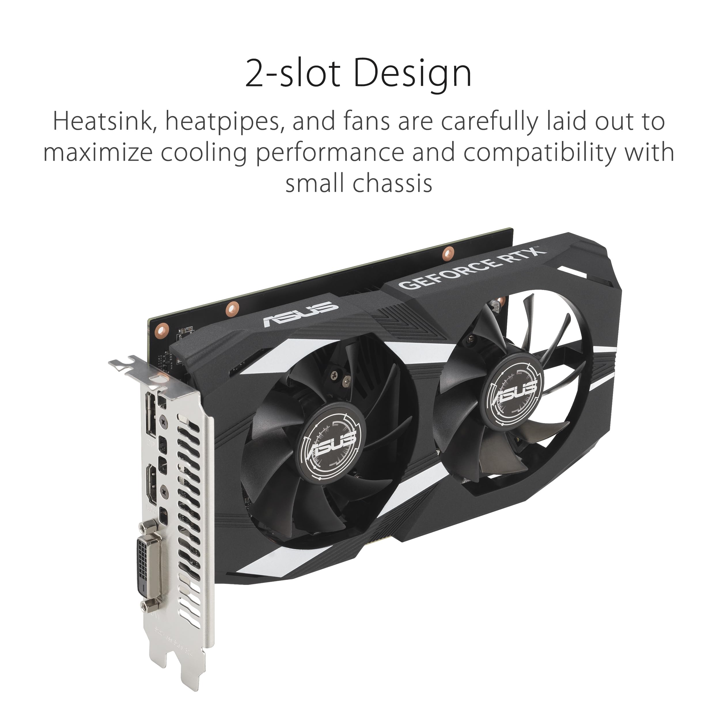 ASUS Dual GeForce RTX 3050 Gaming Graphics Card with Advanced Cooling