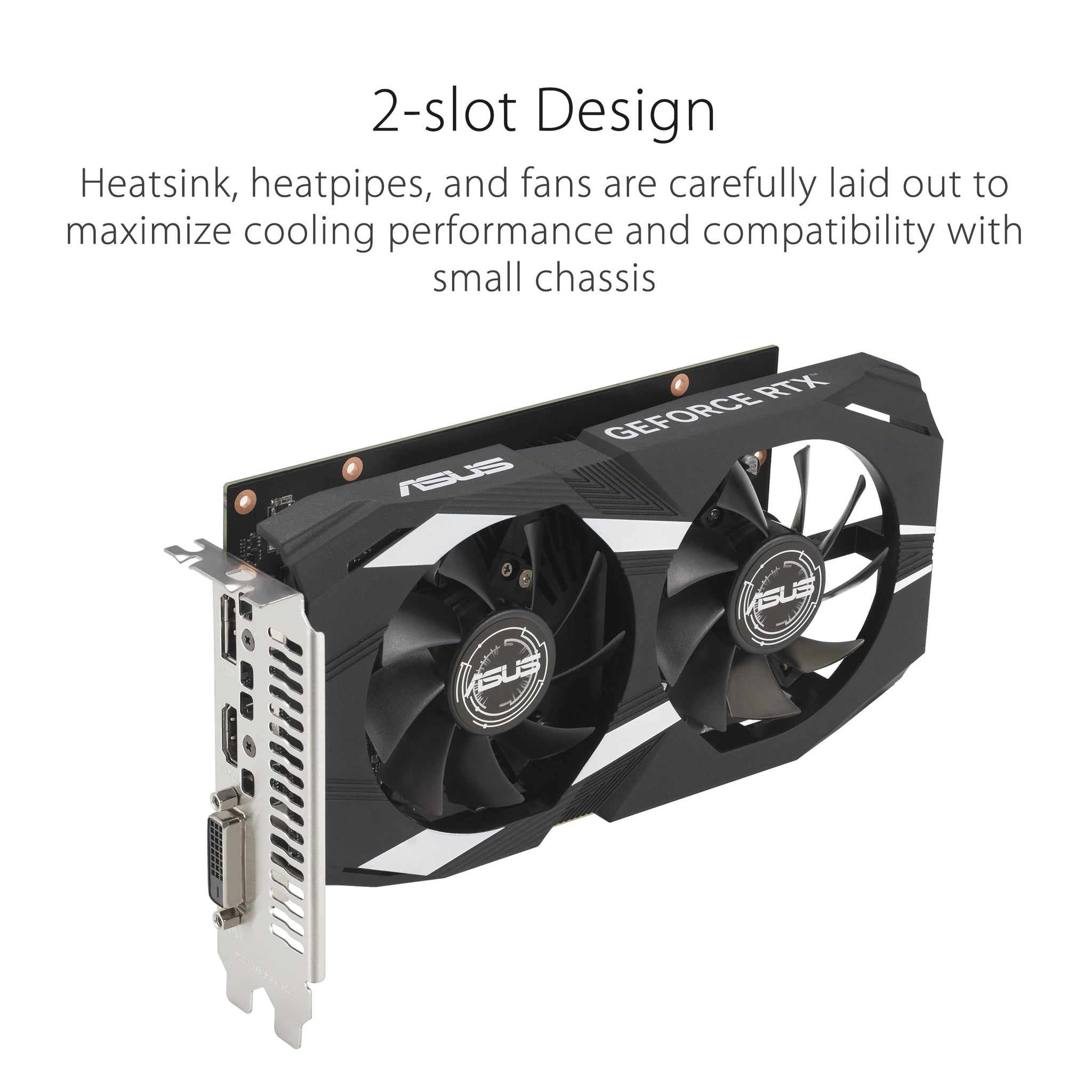ASUS Dual GeForce RTX 3050 Gaming Graphics Card with Advanced Cooling