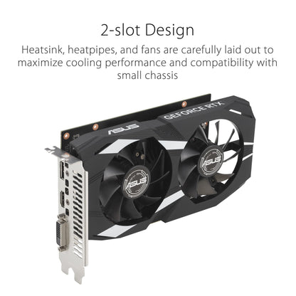 ASUS Dual GeForce RTX 3050 Gaming Graphics Card with Advanced Cooling