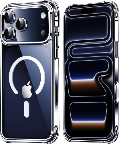 Mkeke Clear Case for iPhone 17 Pro Max Shockproof Bumper