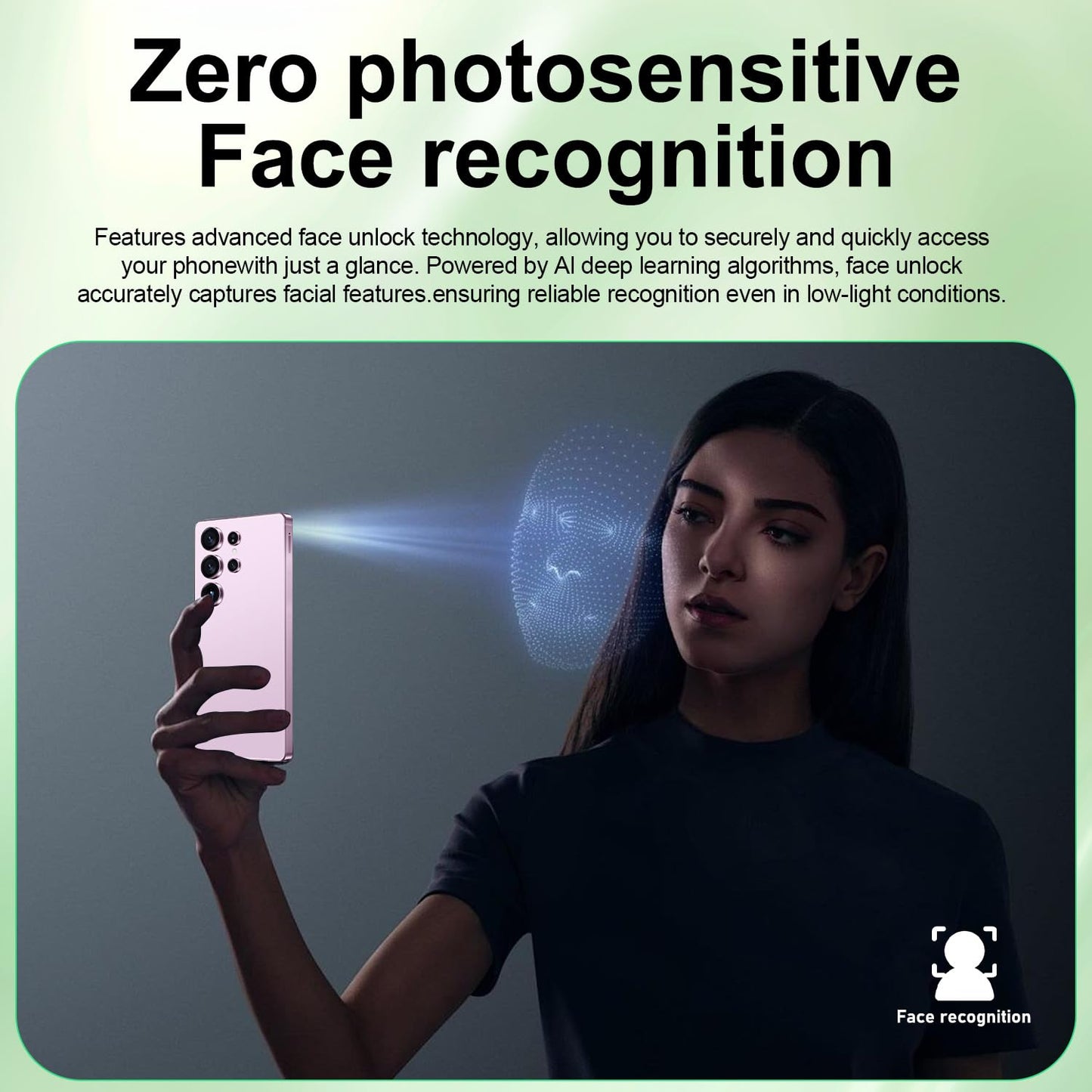 MMY I25 Ultra Unlocked Phone Built In Pen 6.99in 16GB 512GB Android 14 5G Green