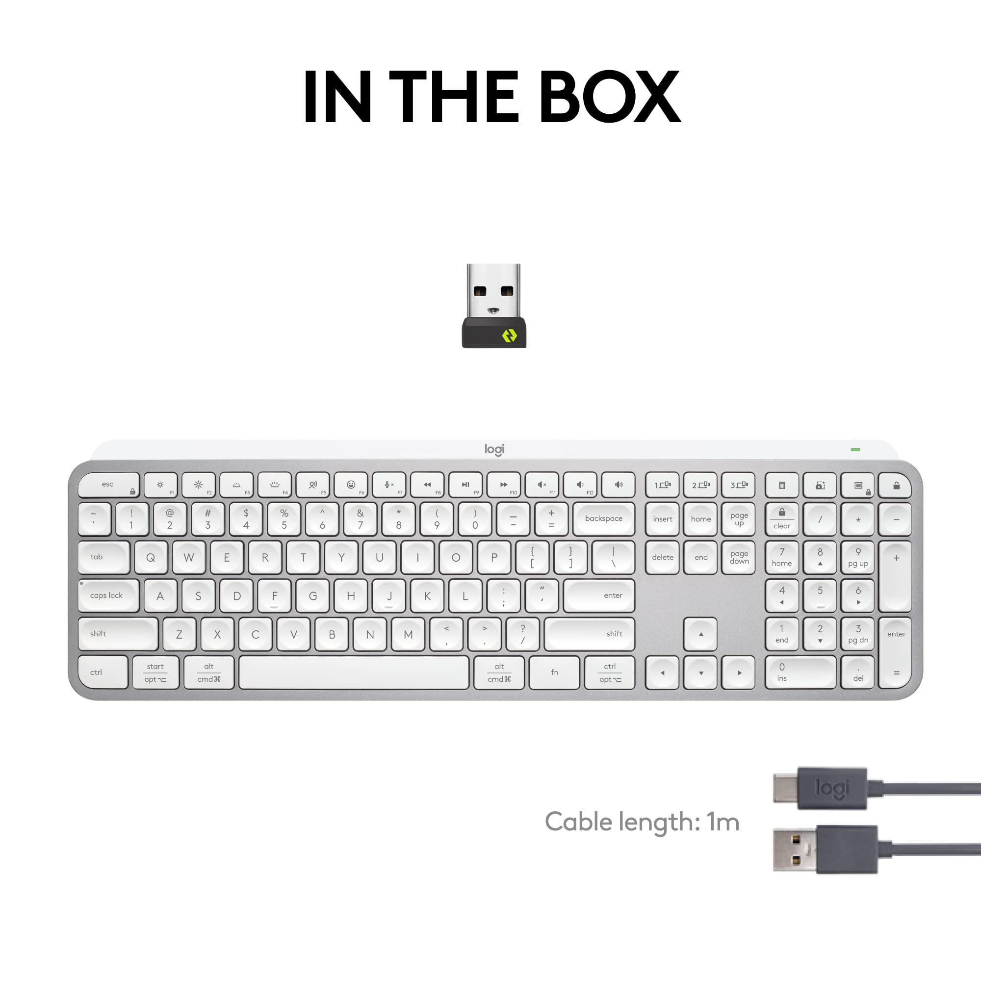 Logitech MX Keys S Wireless Keyboard with Smart Backlighting