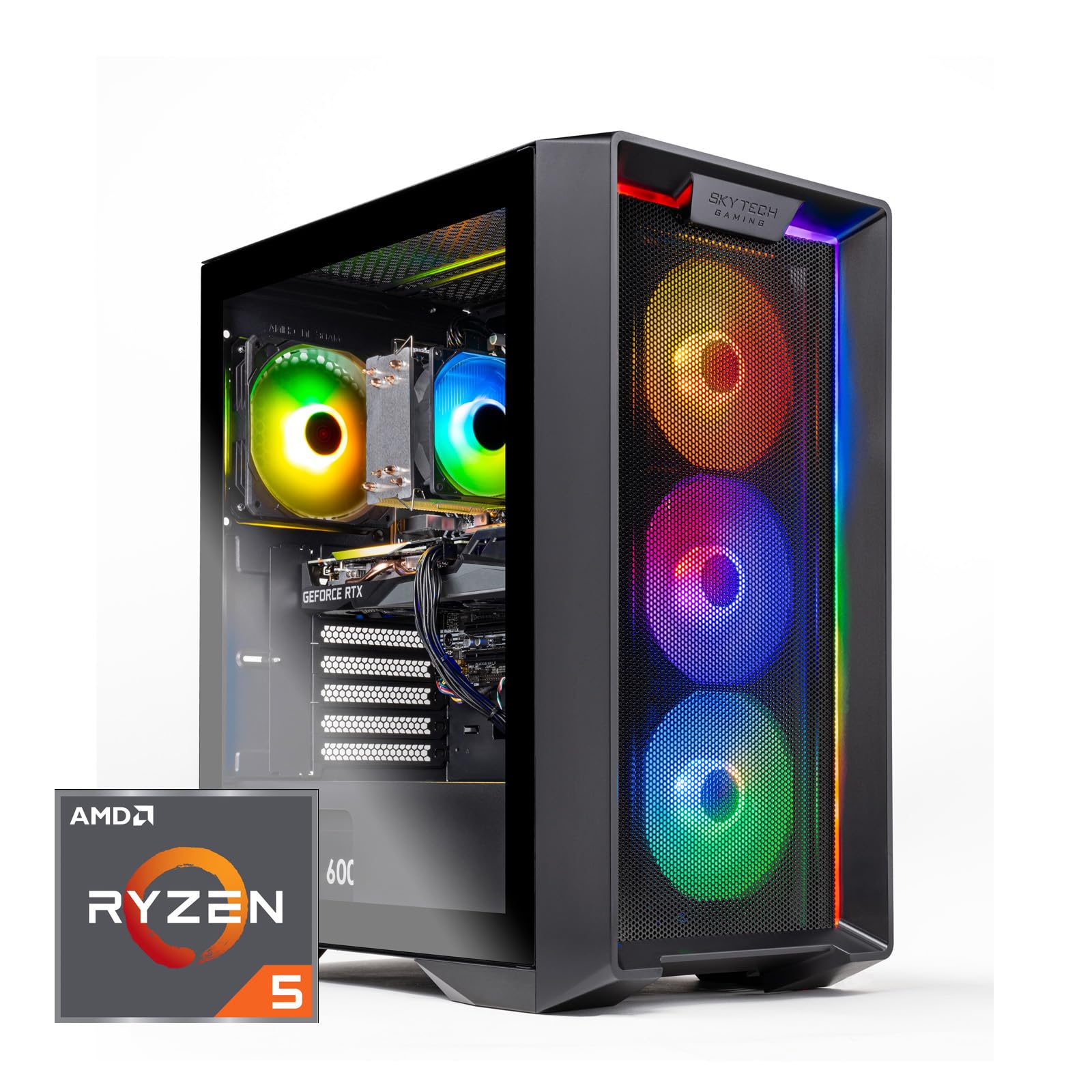 Skytech Nebula Gaming Desktop RTX 3050 Fast Performance
