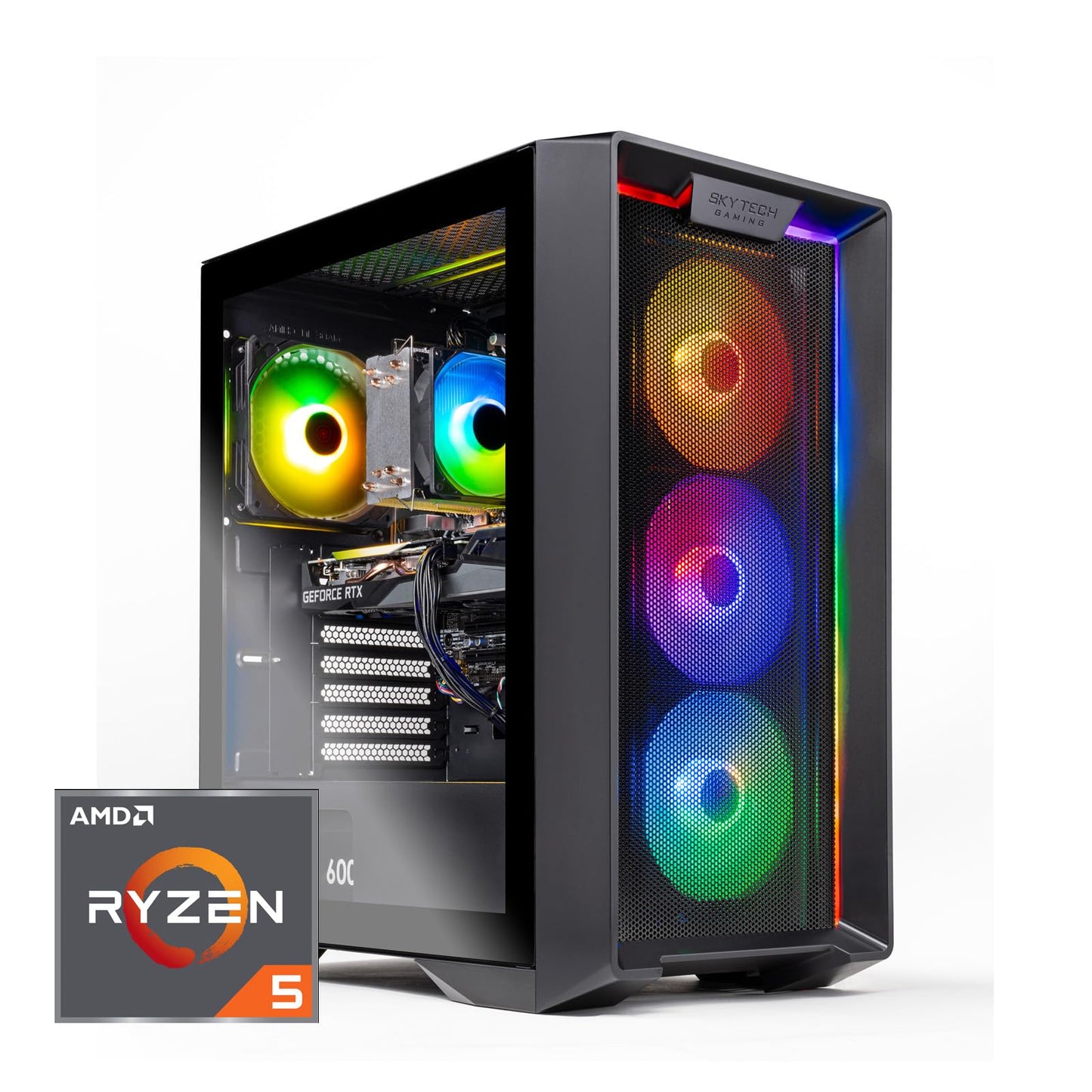 Skytech Nebula Gaming Desktop RTX 3050 Fast Performance