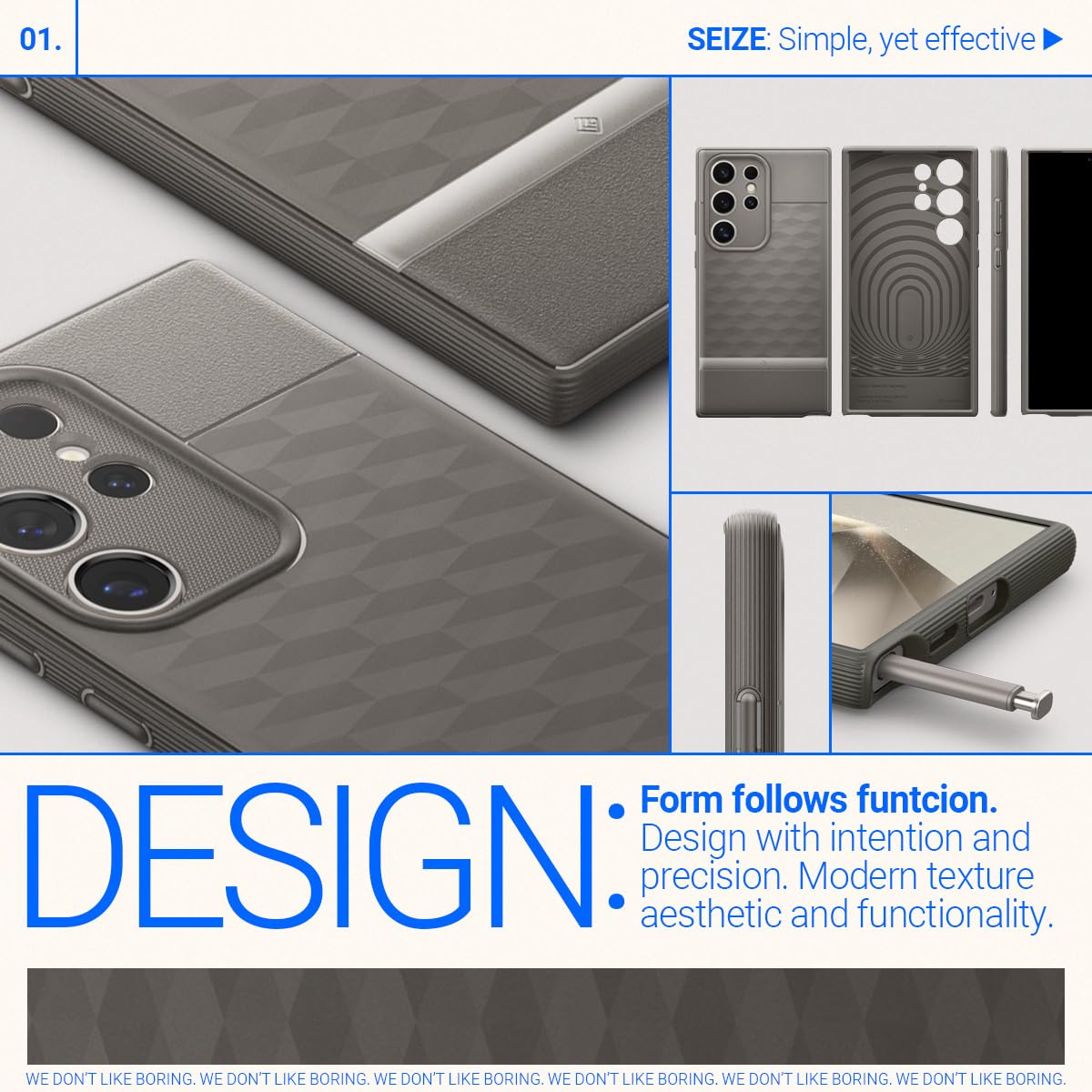Caseology Parallax Case for Samsung Galaxy S24 with Military Grade Protection