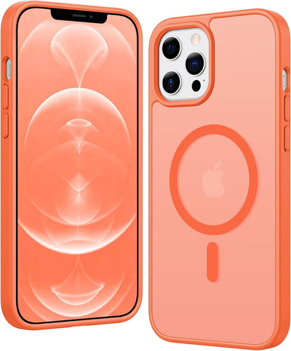 FNTCASE IPhone 16 Case Clear Magnetic MagSafe Screen Protector Drop Proof Rugged