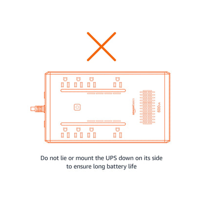 Amazon Basics UPS Battery Backup Power Outage Protection