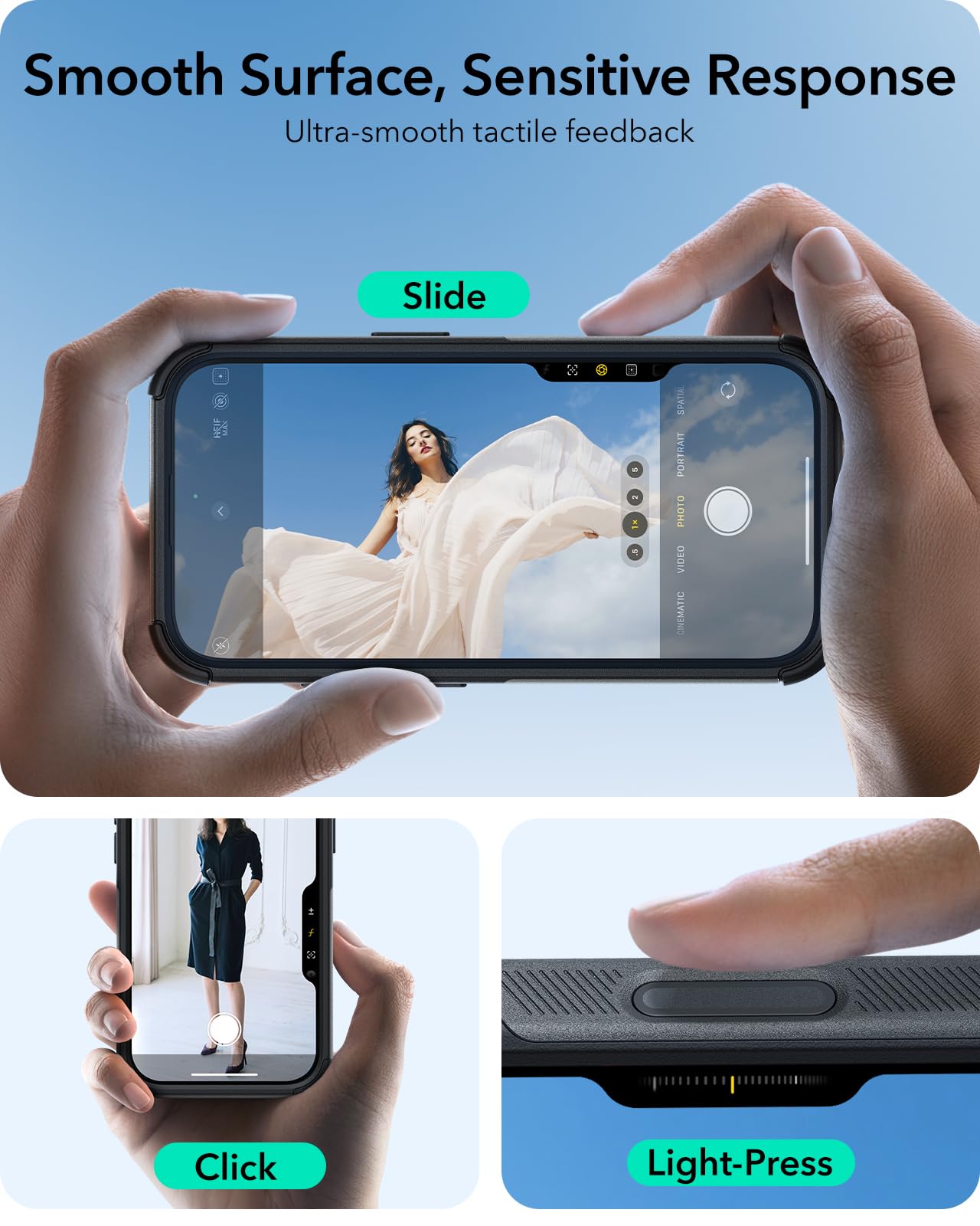 Military-Grade Clear Case for iPhone 14 and 13