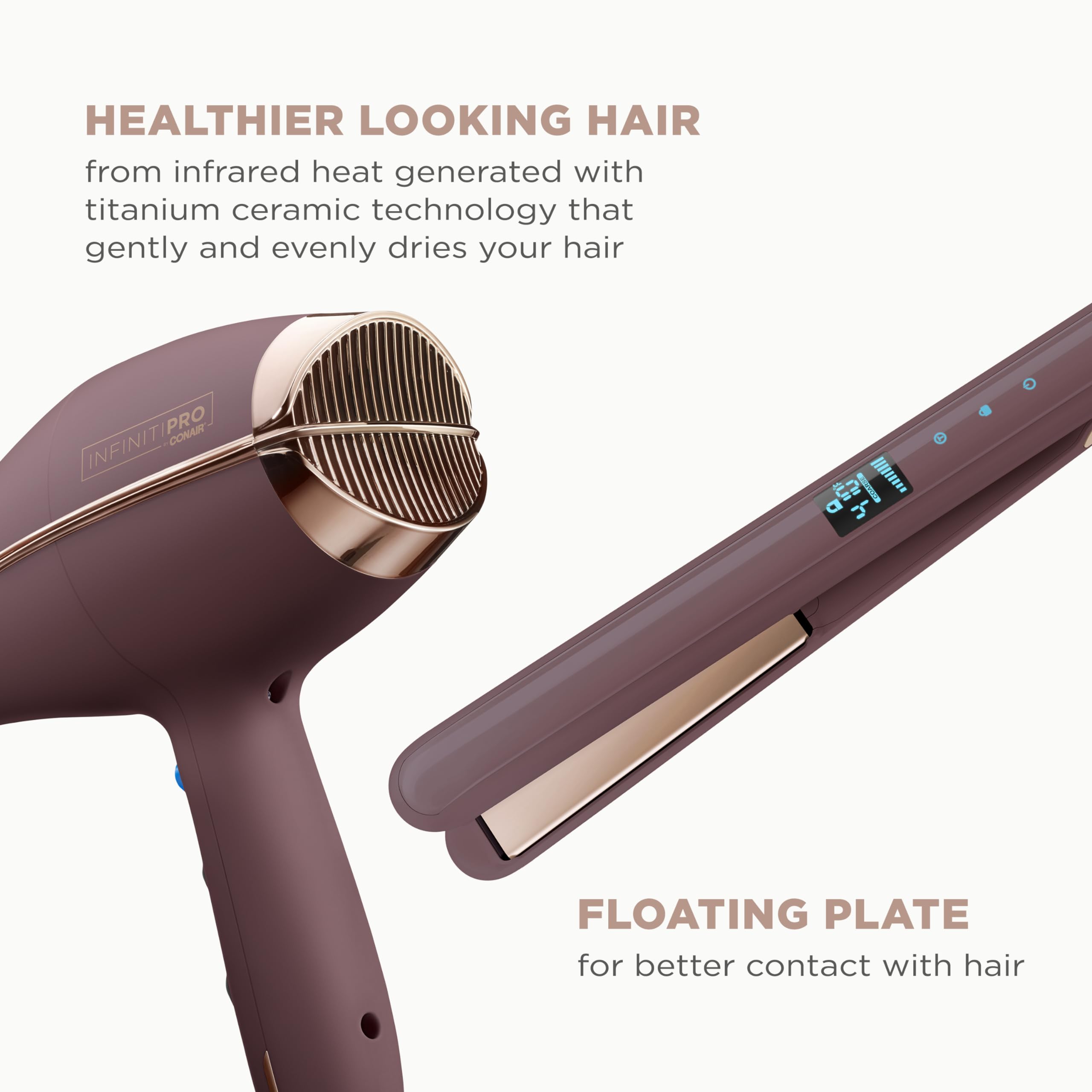InfinitiPRO Hair Dryer With Diffuser For Faster Drying