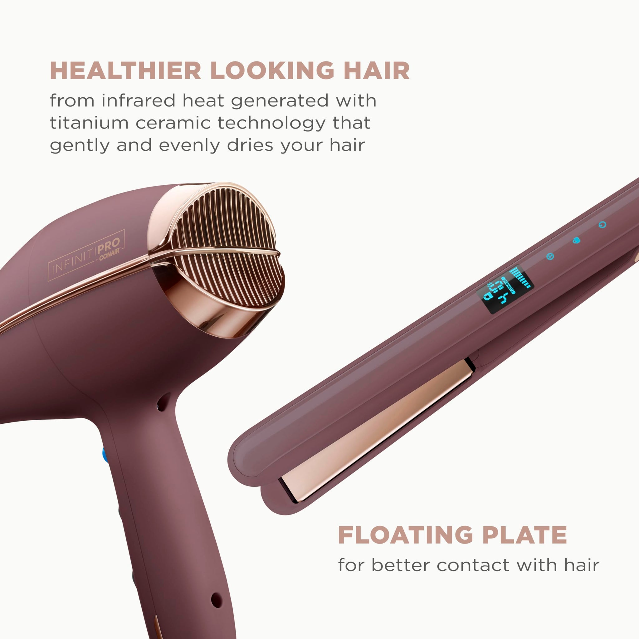 InfinitiPRO Hair Dryer With Diffuser For Faster Drying