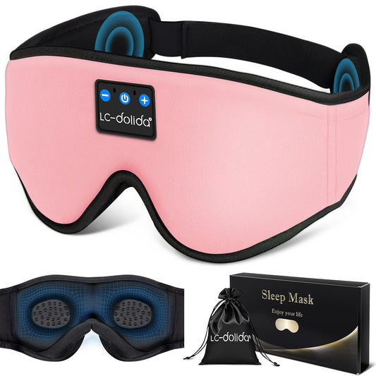 Sleep Headphones Bluetooth Eye Mask for Side Sleepers