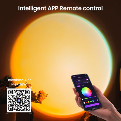Sunset Lamp Projector 180 Degree Rotation Sun Projection LED