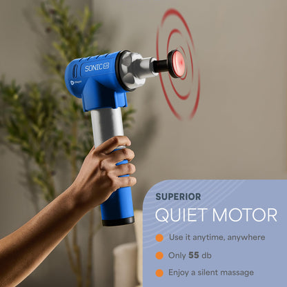 LifePro Sonic LX Heated Massage Gun for Muscle Recovery