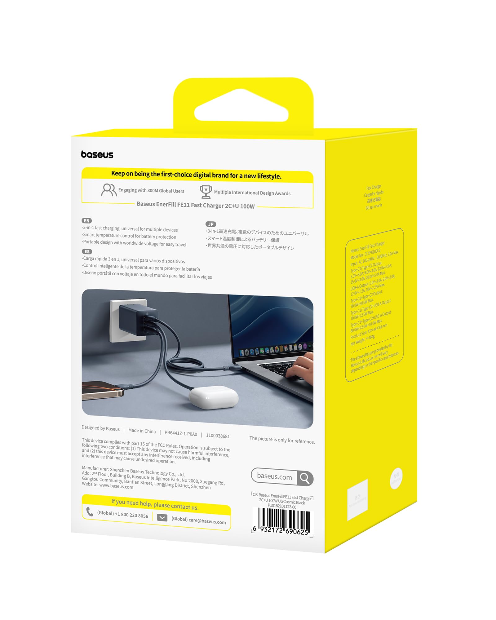 Baseus 100W USB C Charger Fast Power Adapter