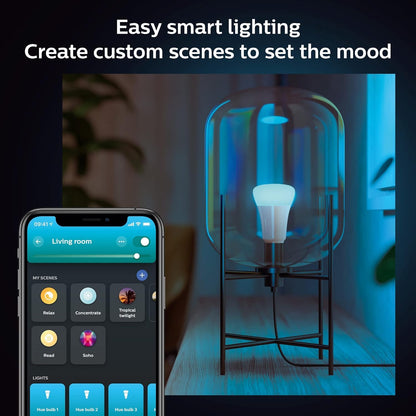 Philips Hue A19 Smart Light Bulb Easy Home Control
