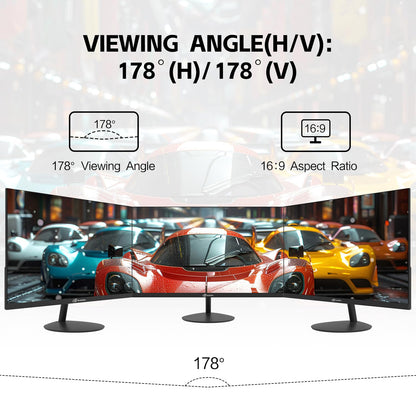 22 Inch Full HD Monitor 100Hz Frameless VESA Low Blue Mode