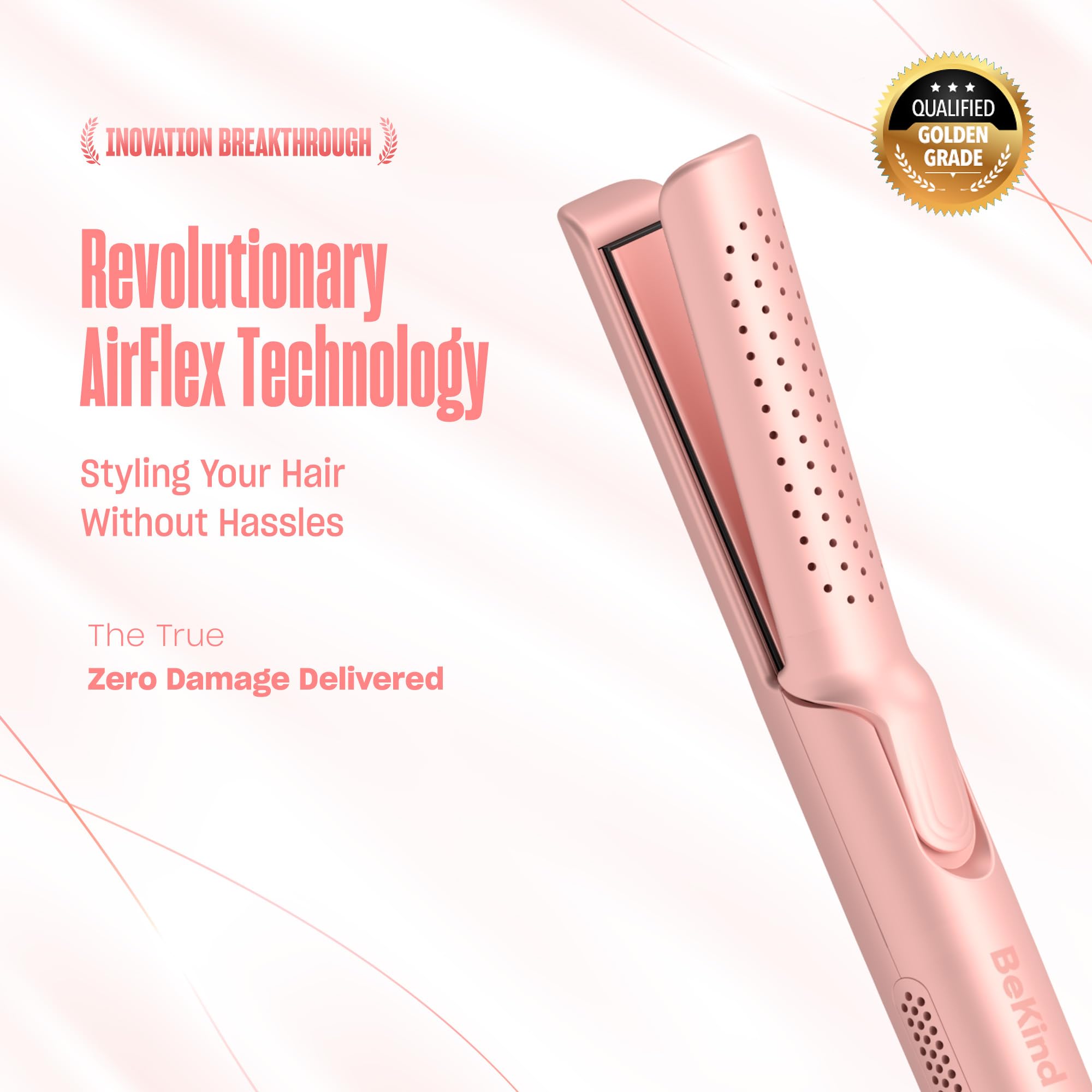 2 in 1 Hair Straightener and Curler for Effortless Styling