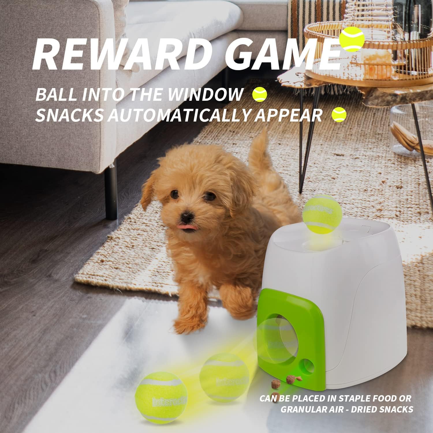 Interactive Fetch and Treat Toy for Dogs