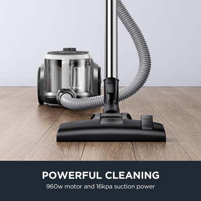 Eureka WhirlWind Bagless Canister Vacuum 2.5L Lightweight