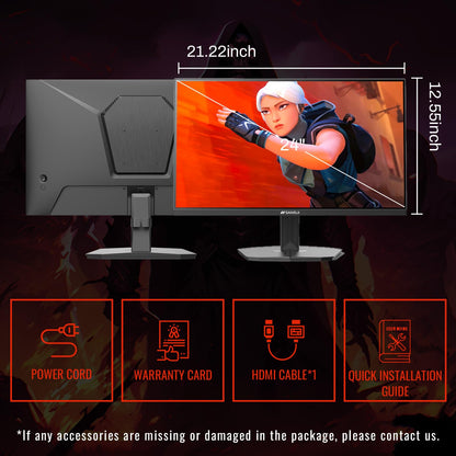 Sansui 24 Inch Eye Care Monitor With HDMI And VGA Ports