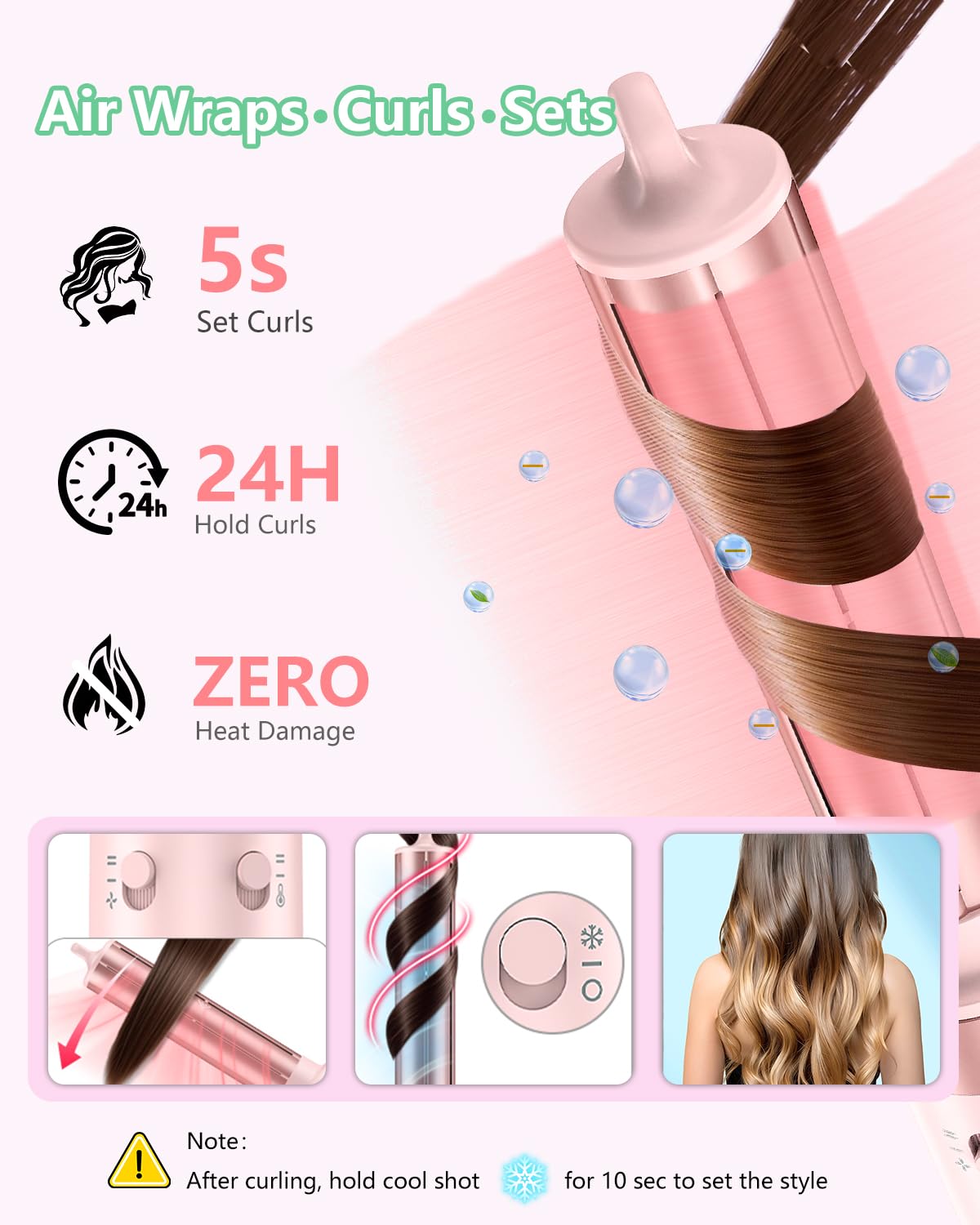 Dual Voltage Hair Dryer Brush for Travel Styling
