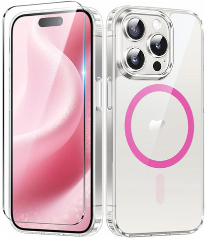 FNTCASE Clear Case For iPhone 17 Pro Max Screen Protector