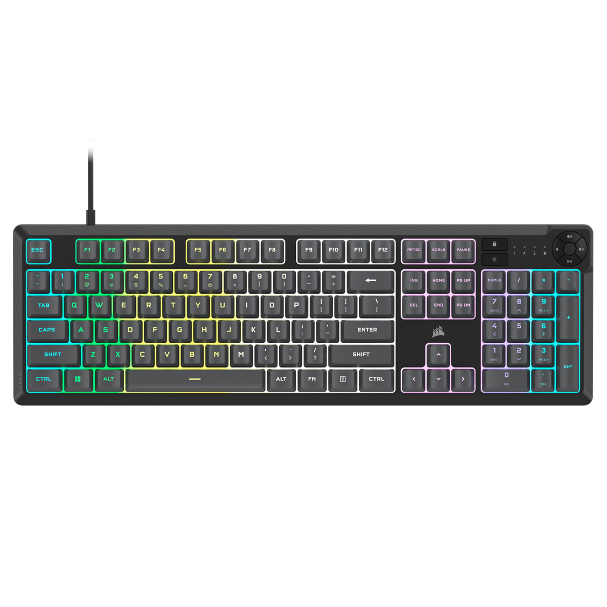 Corsair K55 RGB Pro Gaming Keyboard with Macro Keys