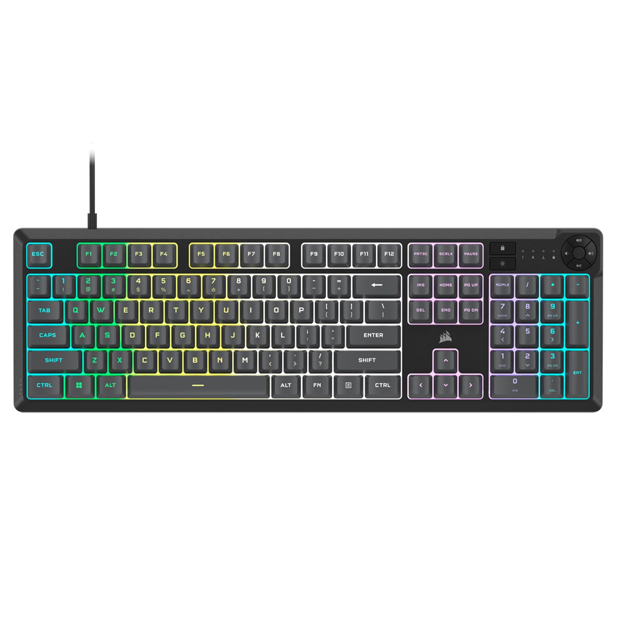 Corsair K55 RGB Pro Gaming Keyboard with Macro Keys