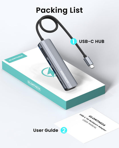 USB C Hub Docking Station Dual 4K HDMI 60Hz With 100W PD