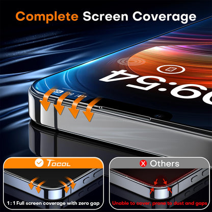 TOCOL iPhone 17 Pro Max Screen Protector 6.9 Inch Glass