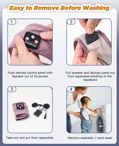 Perytong Sleep Headphones Wireless Bluetooth Headband